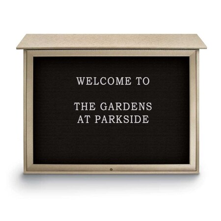 United Visual Products Indoor Enclosed Combo Board, 42"x32", White Frame/Green & Cinnabar UVCB4232W-GREEN-CINNABA